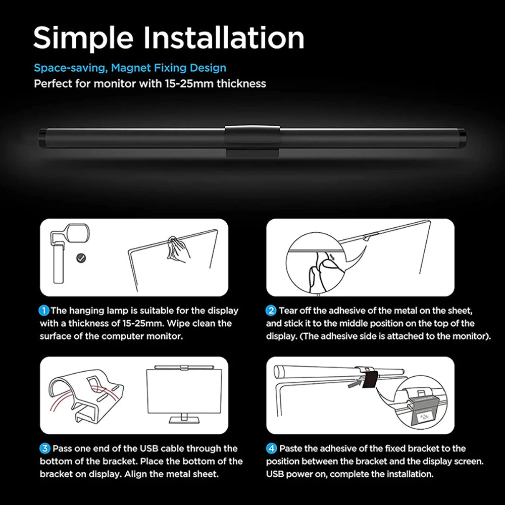 LED Monitor Light Bar