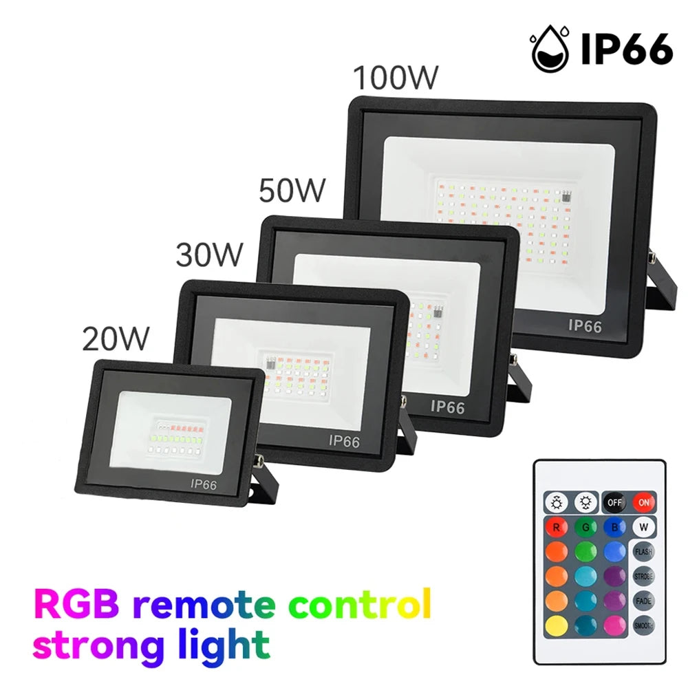 LED RGB Floodlight Reflector – Brilliant Outdoor Lighting for Every Occasion