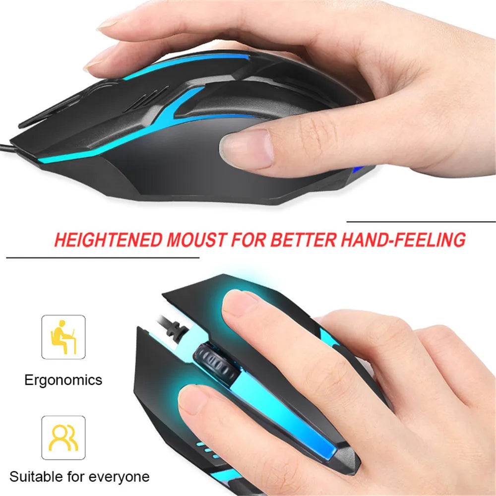 USB Wired LED Mouse