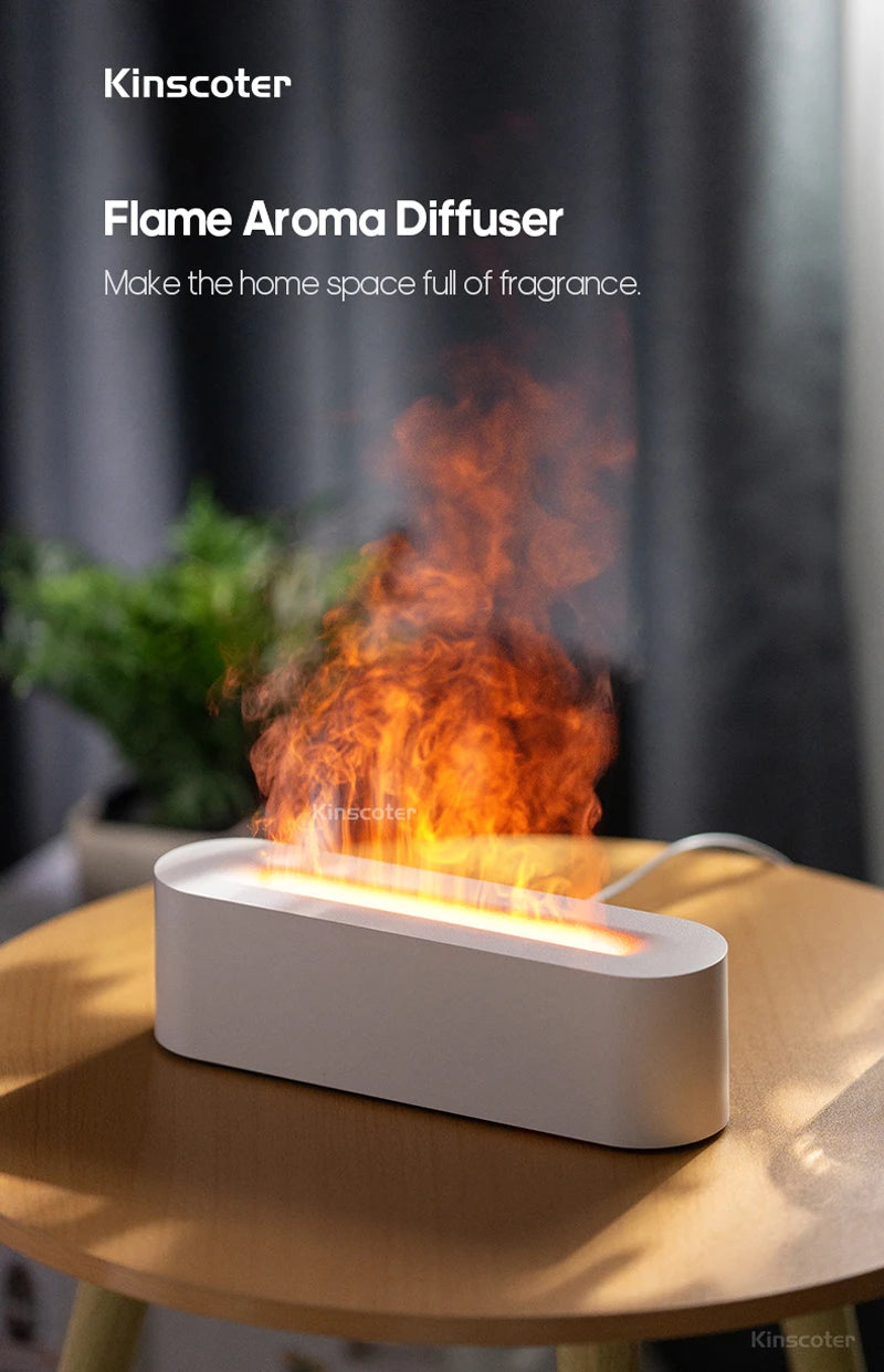 Flame Fire Night Light