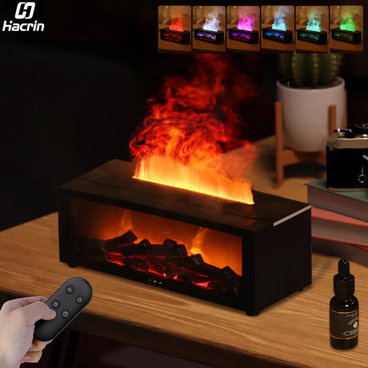 🔥🌈⭐️ Air Humidifier & Essential Oil Diffuser
Transform your space with the perfect blend of relaxation and style. This Flame Aroma Humidifier not only adds soothing moisture to the air but also creates a warm, flame-like glow for a cozy atmosphere.