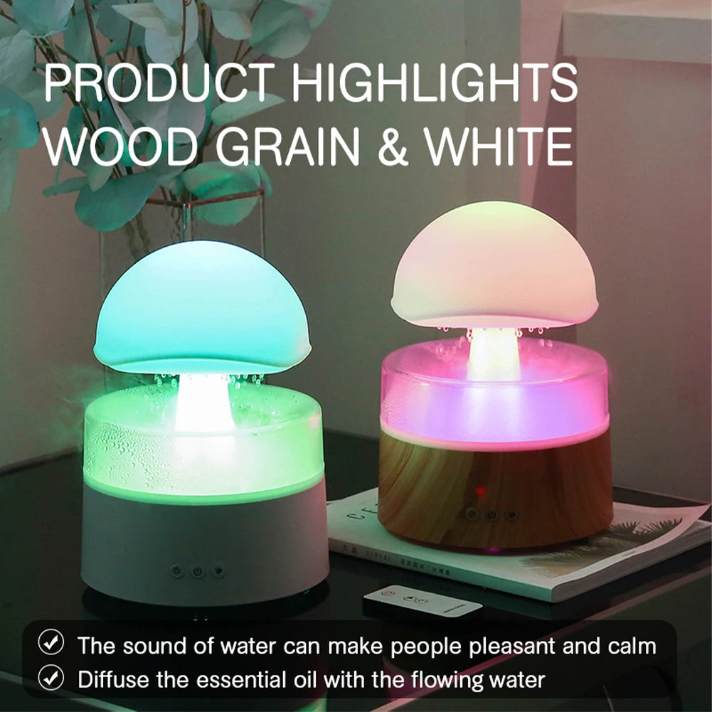 🌙🌧 Raining Humidifier Diffuser – Relax, Recharge & Sleep Better 💤 😴