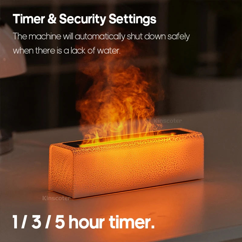 Flame Fire Night Light