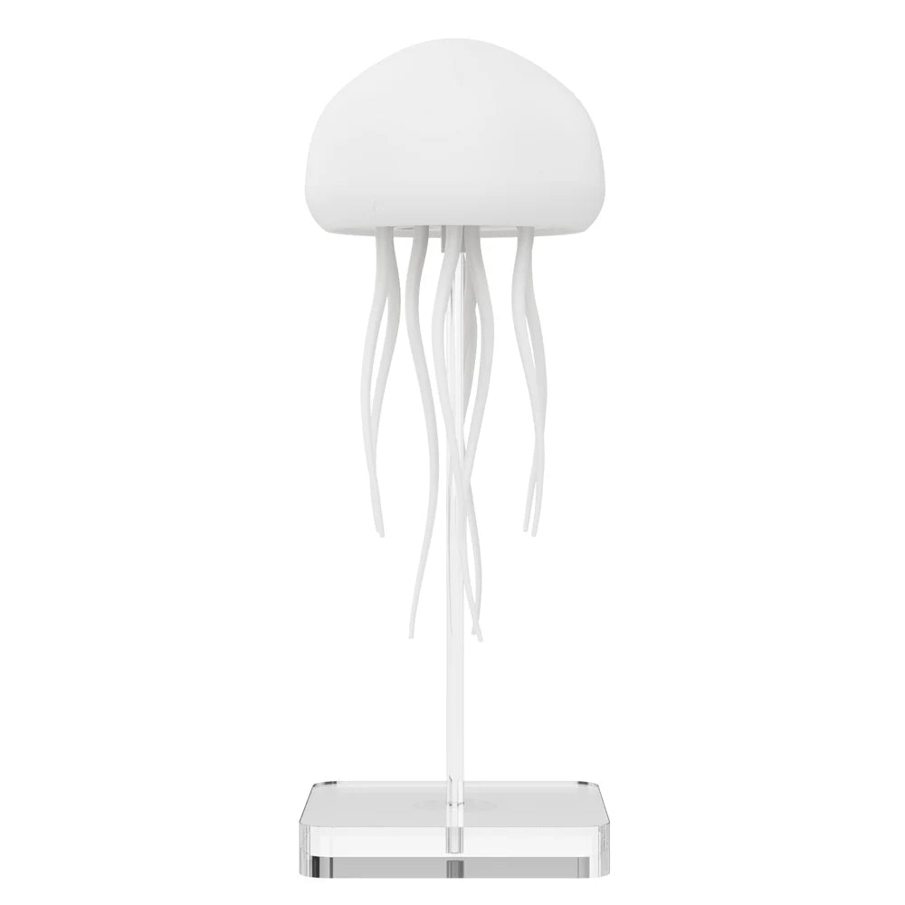 9 inch Custom Fantasy Jellyfish and fish Lava Lamp USB Powered Color Changing LED Jelly Fish Mood Night Light Round Jellyfish La