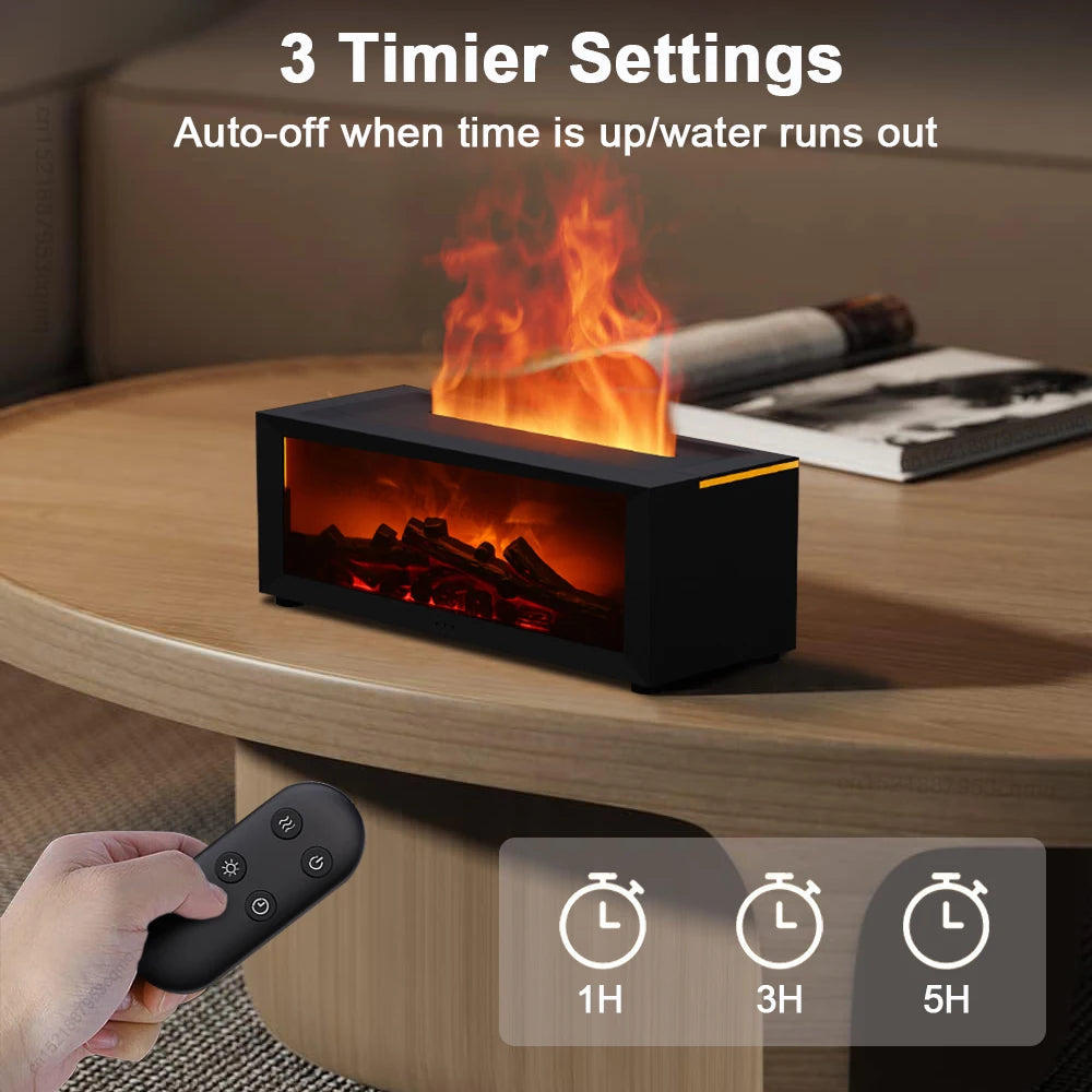 🔥🌈⭐️ Air Humidifier & Essential Oil Diffuser
Transform your space with the perfect blend of relaxation and style. This Flame Aroma Humidifier not only adds soothing moisture to the air but also creates a warm, flame-like glow for a cozy atmosphere.