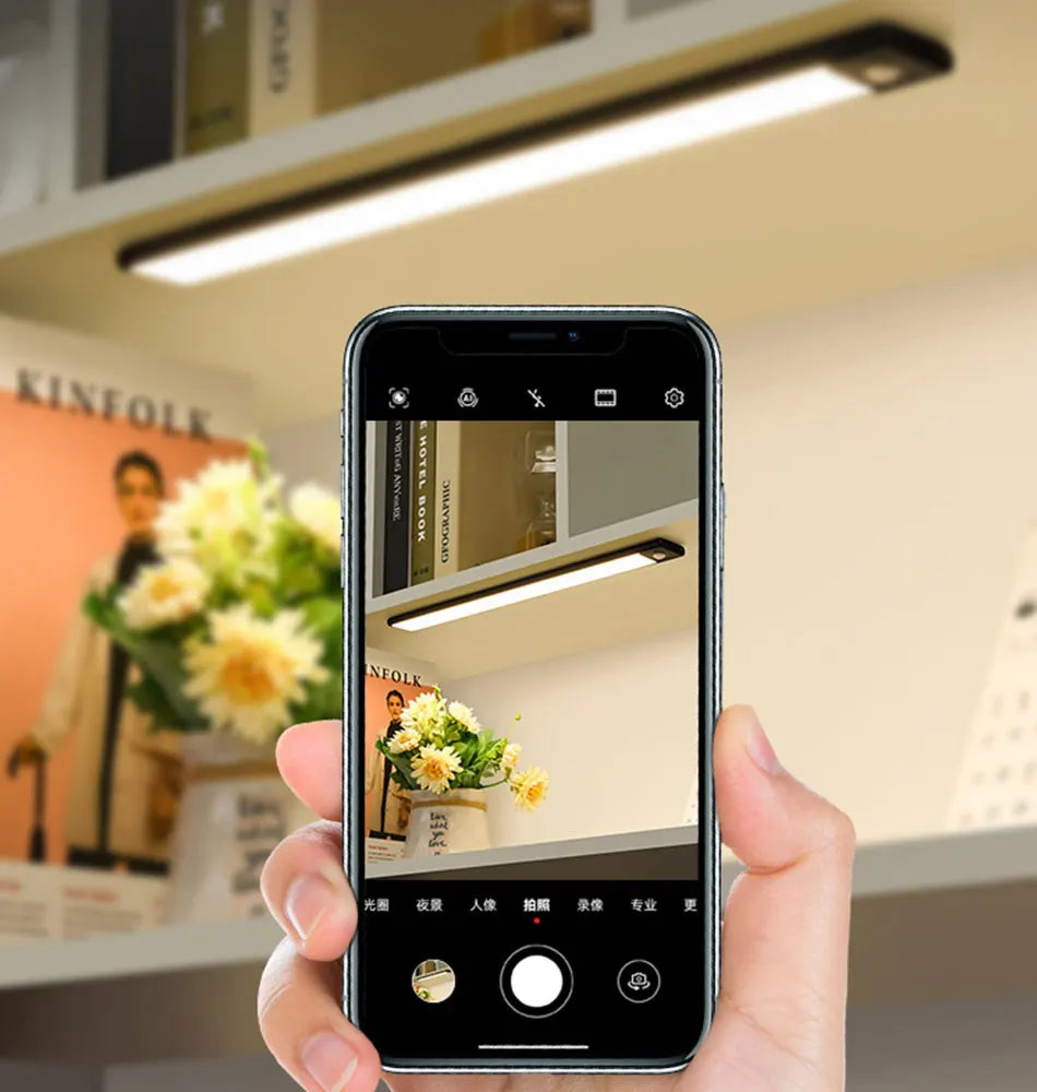 ✨ Ultra-Thin Rechargeable LED Smart Motion Sensor  Night Light ✨