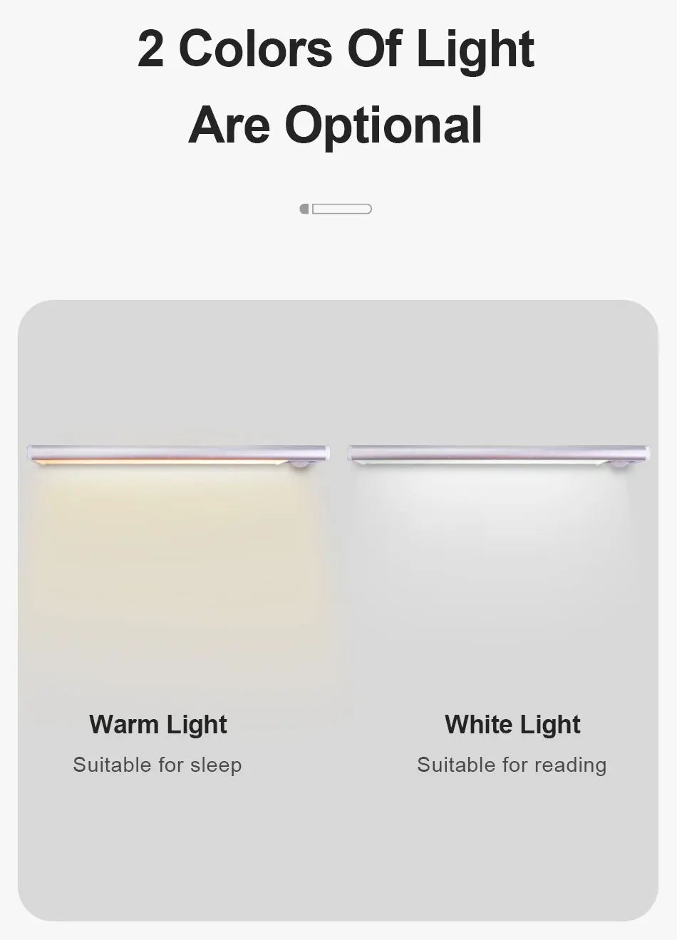 ✨ Ultra-Thin Rechargeable LED Smart Motion Sensor  Night Light ✨