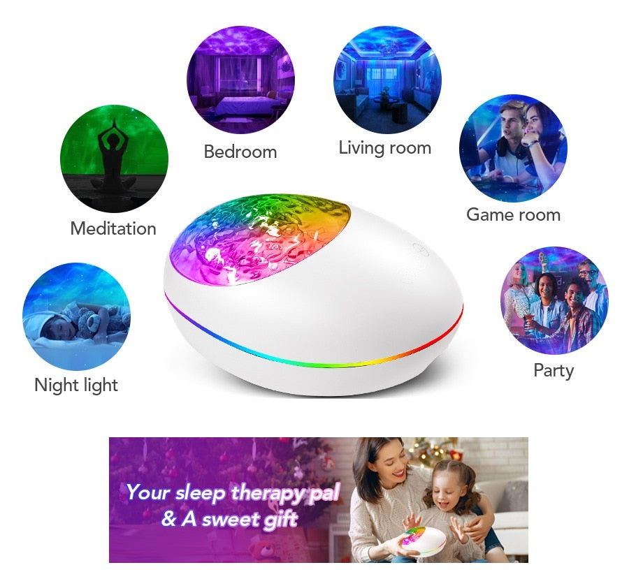 Ocean Wave Nebula Projector
