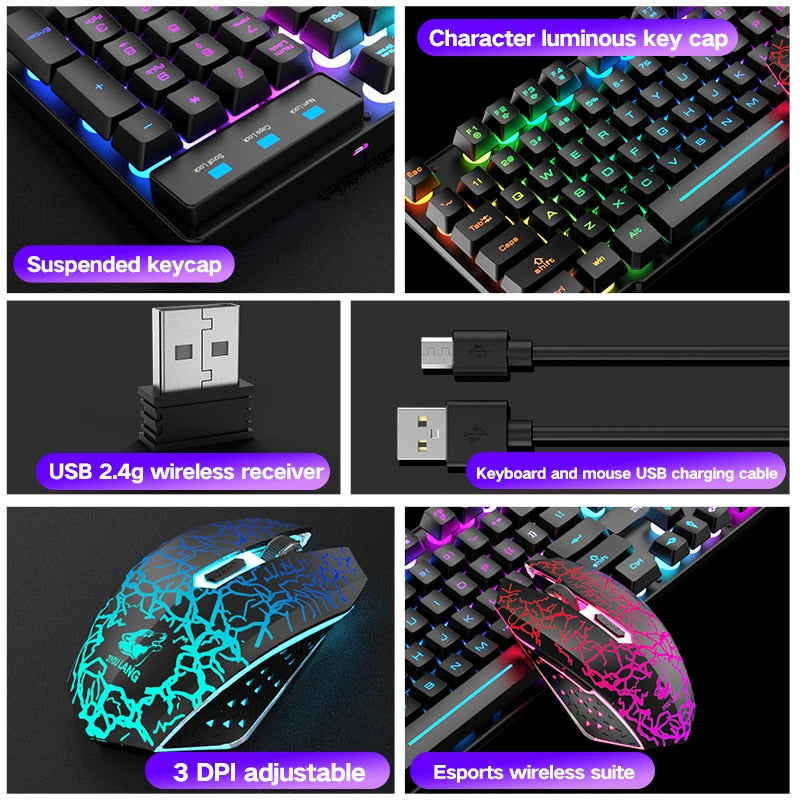 Keyboard and Mouse (USB Wireless)