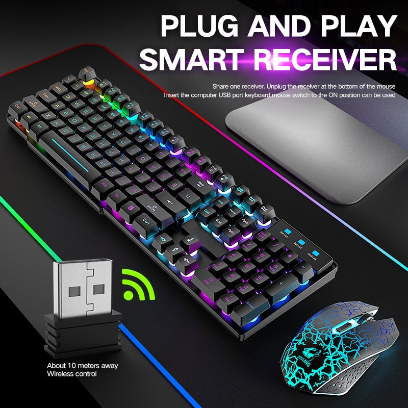 Keyboard and Mouse (USB Wireless)