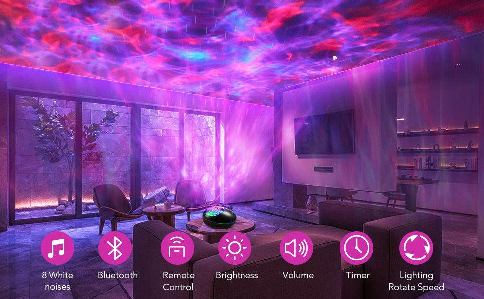Ocean Wave Nebula Projector