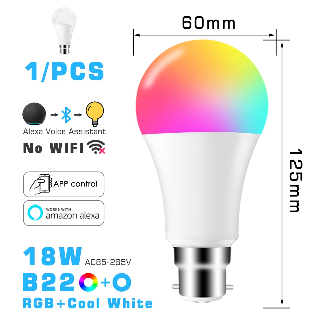 LED RGB Smart Light Bulb