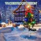 Christmas Tree Solar Lights Outdoor Waterproof LED Garden Lawn Landscape Festive Decorative Floor Night Lights Christmas Decor