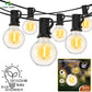 LED G40 Ball String Lightings Plastic Shatterproof Bulbs Waterproof Connected Garland Fir Patio Lights for Party Light Camping