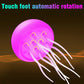 9 inch Custom Fantasy Jellyfish and fish Lava Lamp USB Powered Color Changing LED Jelly Fish Mood Night Light Round Jellyfish La