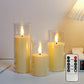 Led Electronic Candles Light Flameless Remote Timer Flickering Lamp Clear Acrylic Glass Battery Powered for any occasions
