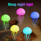 9 inch Custom Fantasy Jellyfish and fish Lava Lamp USB Powered Color Changing LED Jelly Fish Mood Night Light Round Jellyfish La