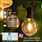 LED G40 Ball String Lightings Plastic Shatterproof Bulbs Waterproof Connected Garland Fir Patio Lights for Party Light Camping