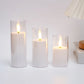 Led Electronic Candles Light Flameless Remote Timer Flickering Lamp Clear Acrylic Glass Battery Powered for any occasions