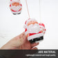 Outdoor Solar LED Christmas String Lights Solar Powered Festival Atmosphere Decorative Light Waterproof Wind Chime Lamp