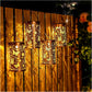 Butterfly Solar Lanterns Outdoor Waterproof Hanging Lights LED Metal Decorative for Garden Yard Patio Lawn Pathway Landscape