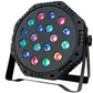 36 LED RGB Party Light Laser DJ Disco KTV Par Lamp DMX 512 Strobe Lighting Effect Sound Activated For Christmas Bar Club EU Plug