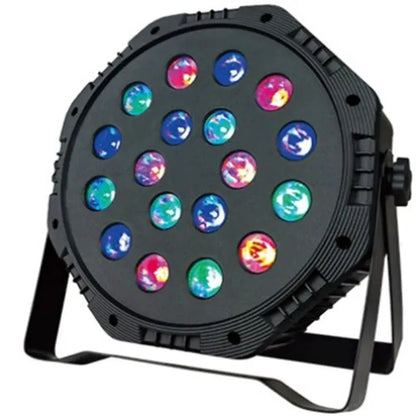 36 LED RGB Party Light Laser DJ Disco KTV Par Lamp DMX 512 Strobe Lighting Effect Sound Activated For Christmas Bar Club EU Plug