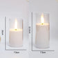 Led Electronic Candles Light Flameless Remote Timer Flickering Lamp Clear Acrylic Glass Battery Powered for any occasions