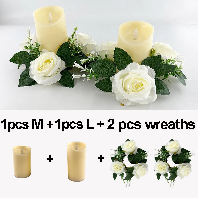 Beautiful battery tealight candles