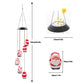 Outdoor Solar LED Christmas String Lights Solar Powered Festival Atmosphere Decorative Light Waterproof Wind Chime Lamp