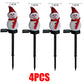 Christmas Decorations  Solar Light Snowman Christmas Outdoor Solar Powered Stakes  for Corridor Patio Lawn Decoration