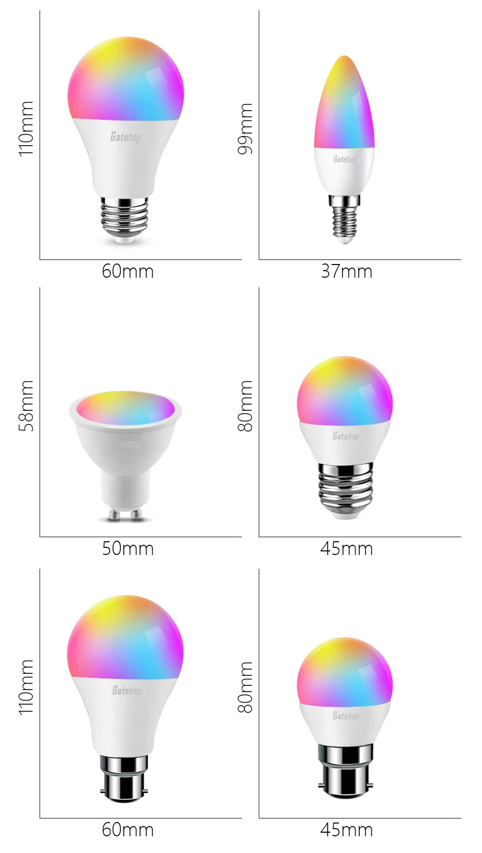 LED RGB Light Bulb