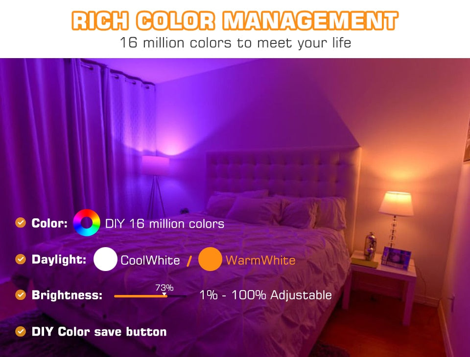 LED RGB Smart Light Bulb