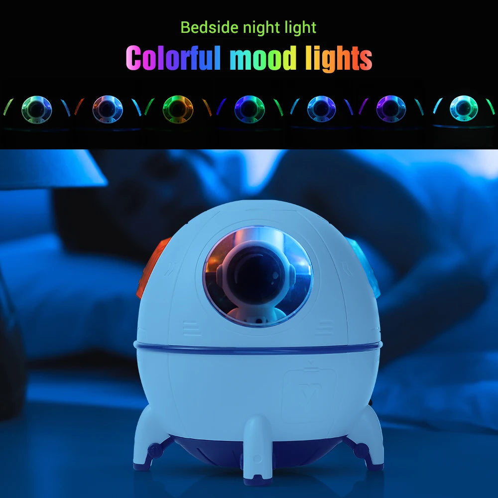 LED Space Capsule Diffuser with Astronaut
