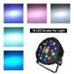 36 LED RGB Party Light Laser DJ Disco KTV Par Lamp DMX 512 Strobe Lighting Effect Sound Activated For Christmas Bar Club EU Plug