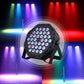 36 LED RGB Party Light Laser DJ Disco KTV Par Lamp DMX 512 Strobe Lighting Effect Sound Activated For Christmas Bar Club EU Plug