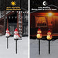 Christmas Decorations Light Solar Light Snowman Christmas Outdoor Solar Powered Stakes Lights for Corridor Patio Lawn Decoration