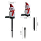 Christmas Decorations  Solar Light Snowman Christmas Outdoor Solar Powered Stakes  for Corridor Patio Lawn Decoration