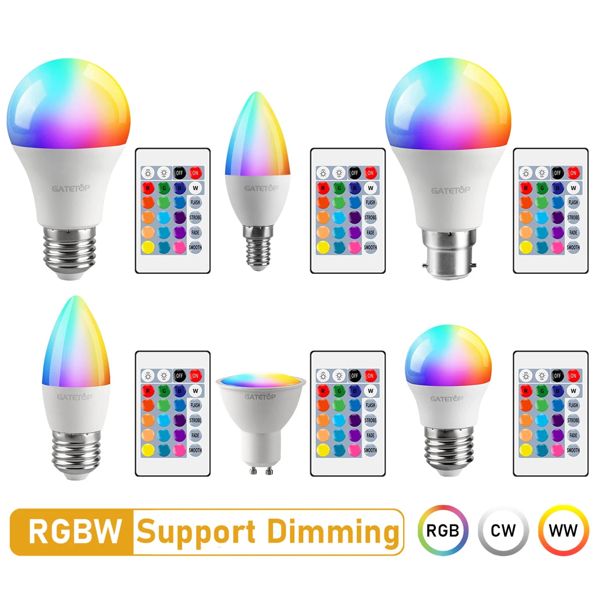 LED RGB Light Bulb