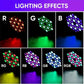 36 LED RGB Party Light Laser DJ Disco KTV Par Lamp DMX 512 Strobe Lighting Effect Sound Activated For Christmas Bar Club EU Plug
