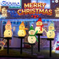 Christmas Decorations Light Solar Light Snowman Christmas Outdoor Solar Powered Stakes Lights for Corridor Patio Lawn Decoration