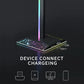R🔴G🟢B🔵 Gaming 🎧Headset Stand LED Lights Headphone Stand Type-C & USB Charging Port Desk Lamp for Computer Room Bedroom Desktop