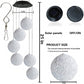 LED Solar Wind Chime Crystal Ball Hummingbird Wind Chime Light Color Changing Waterproof Hanging Solar Light for Home Garden