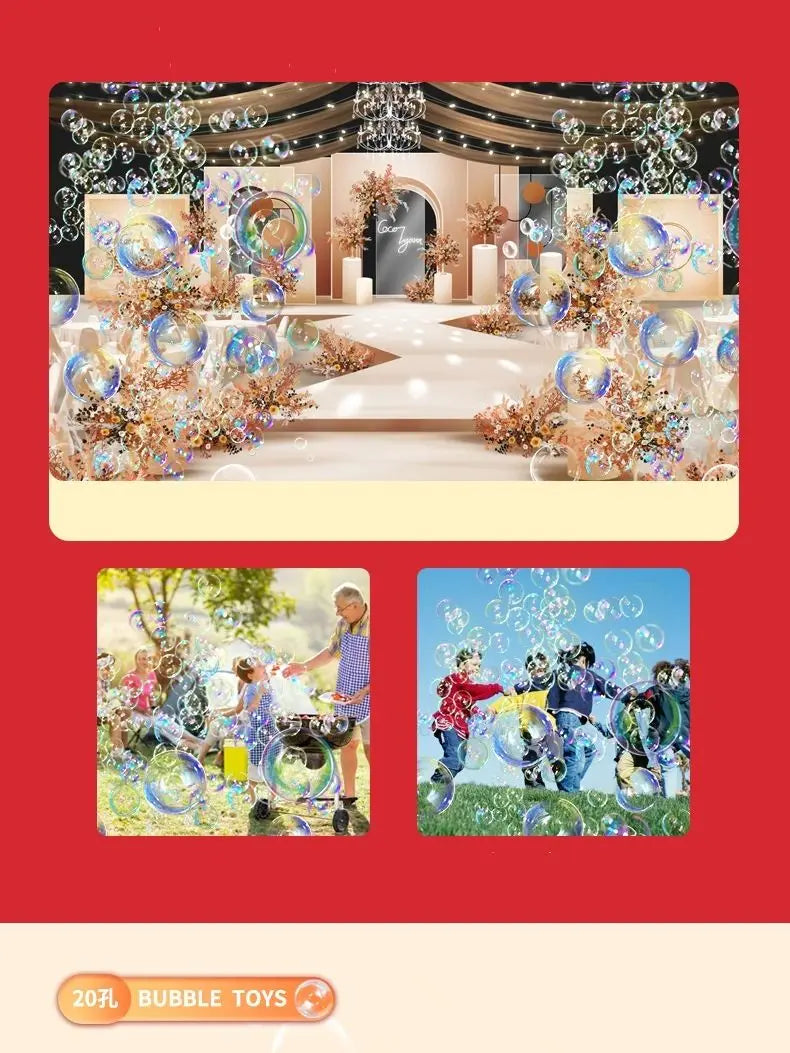 🫧 Ground bubble machine bubble blower. Fireworks display effects