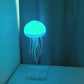 9 inch Custom Fantasy Jellyfish and fish Lava Lamp USB Powered Color Changing LED Jelly Fish Mood Night Light Round Jellyfish La
