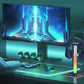 R🔴G🟢B🔵 Gaming 🎧Headset Stand LED Lights Headphone Stand Type-C & USB Charging Port Desk Lamp for Computer Room Bedroom Desktop