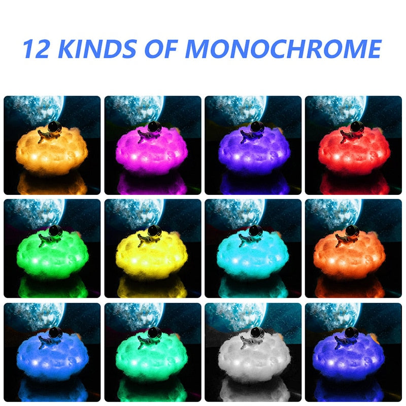 Astronaut LED Cloud Lamp 🚀☁️