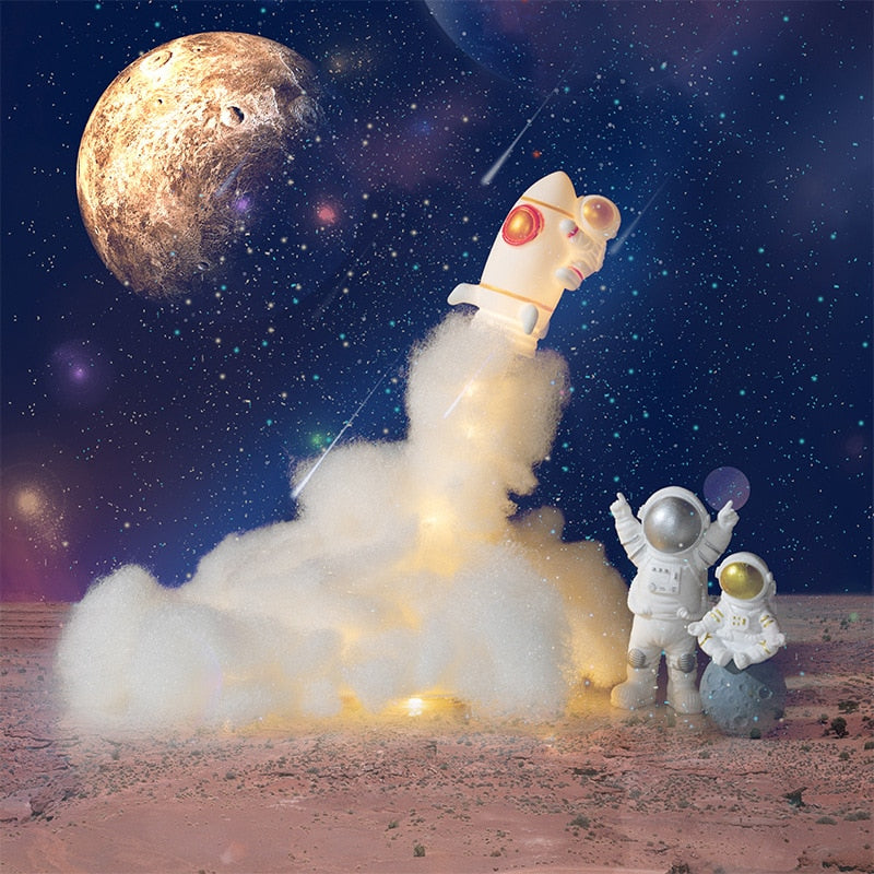Astronaut LED Cloud Lamp 🚀☁️