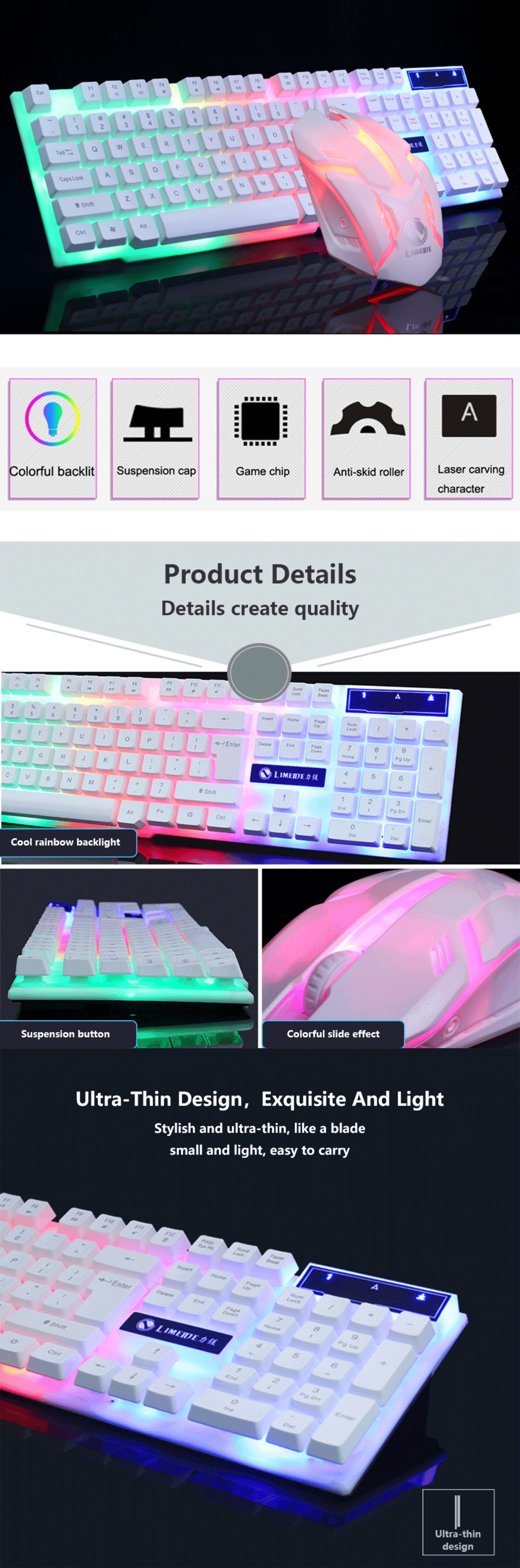 Keyboard and Mouse (Wired)