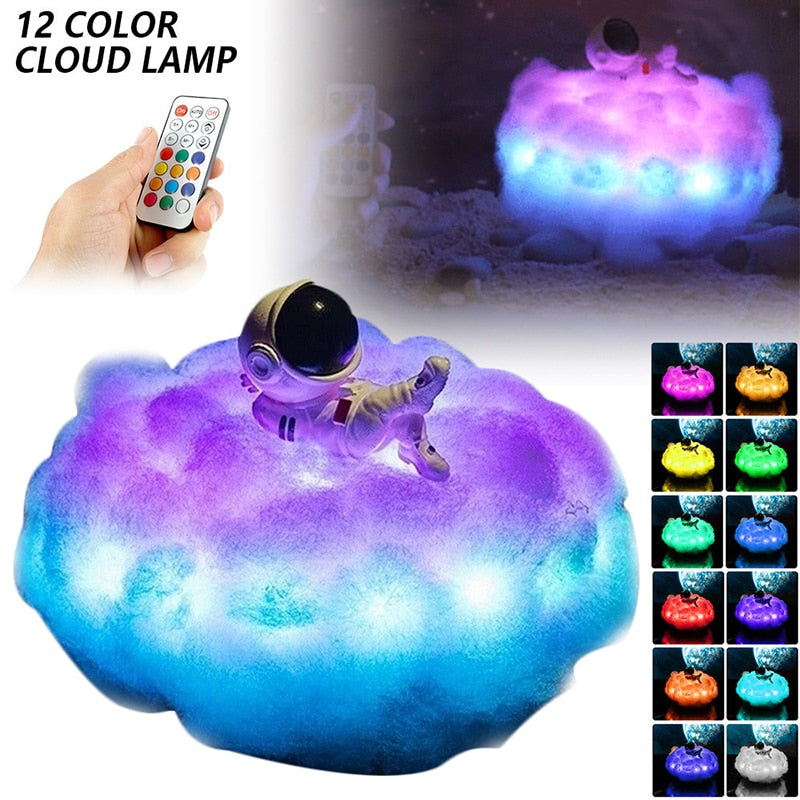 Astronaut LED Cloud Lamp 🚀☁️